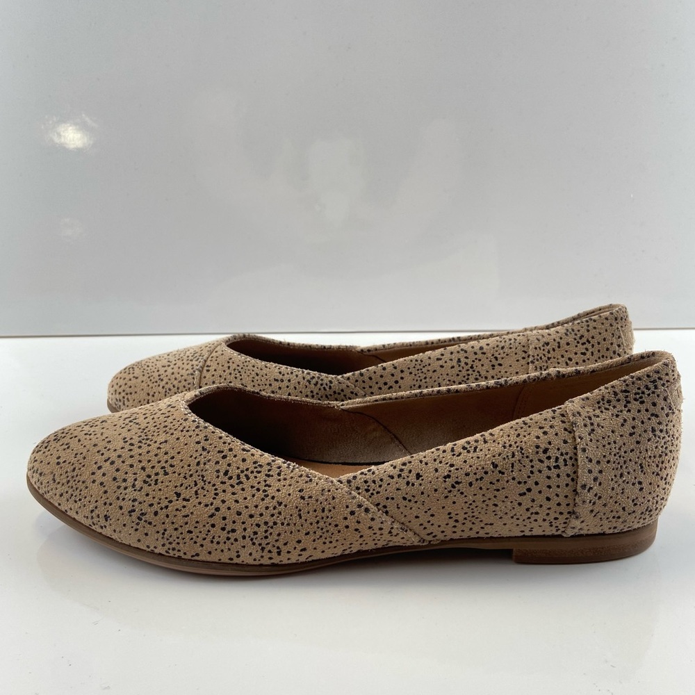 Tom’s Sand Jutti Neat Slip On Flats Casual Almond Toe Women’s Size 8.5 Shoe. - Picture 3 of 12